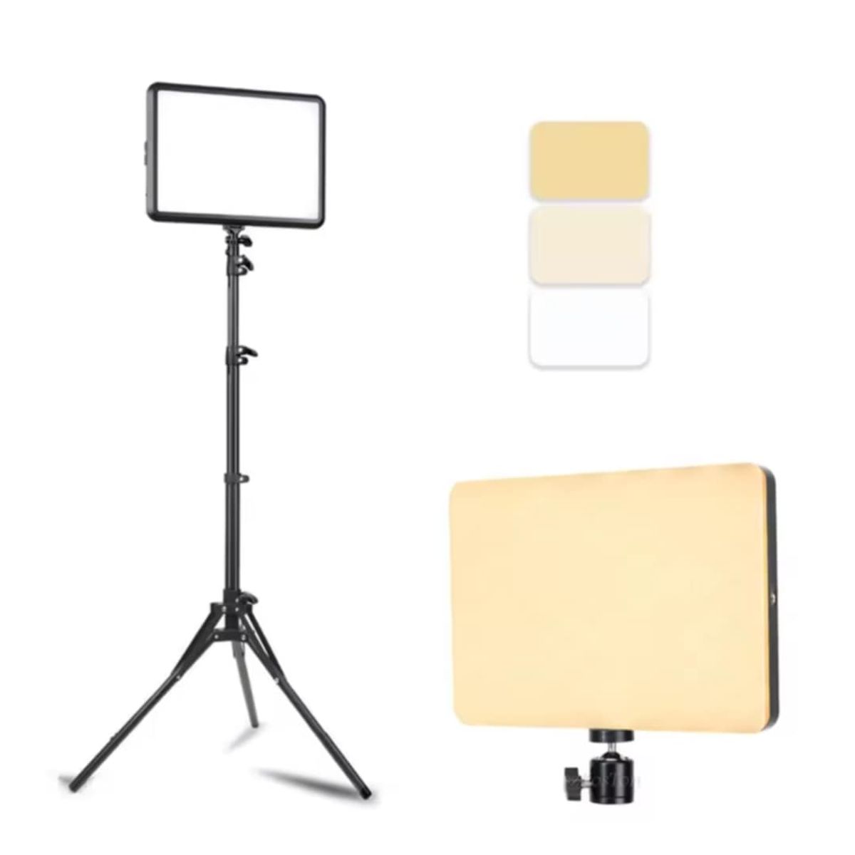 GENERICO - Luz led con Soporte Tripode Iluminación Fotografía Estudio Grabación