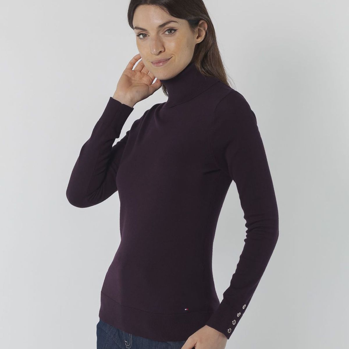 TOMMY HILFIGER - SWEATER SOLID STELLA SWEATER