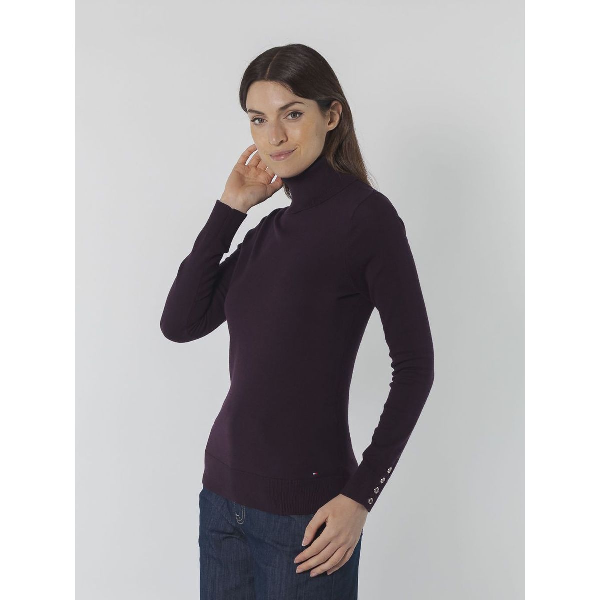 TOMMY HILFIGER - SWEATER SOLID STELLA SWEATER