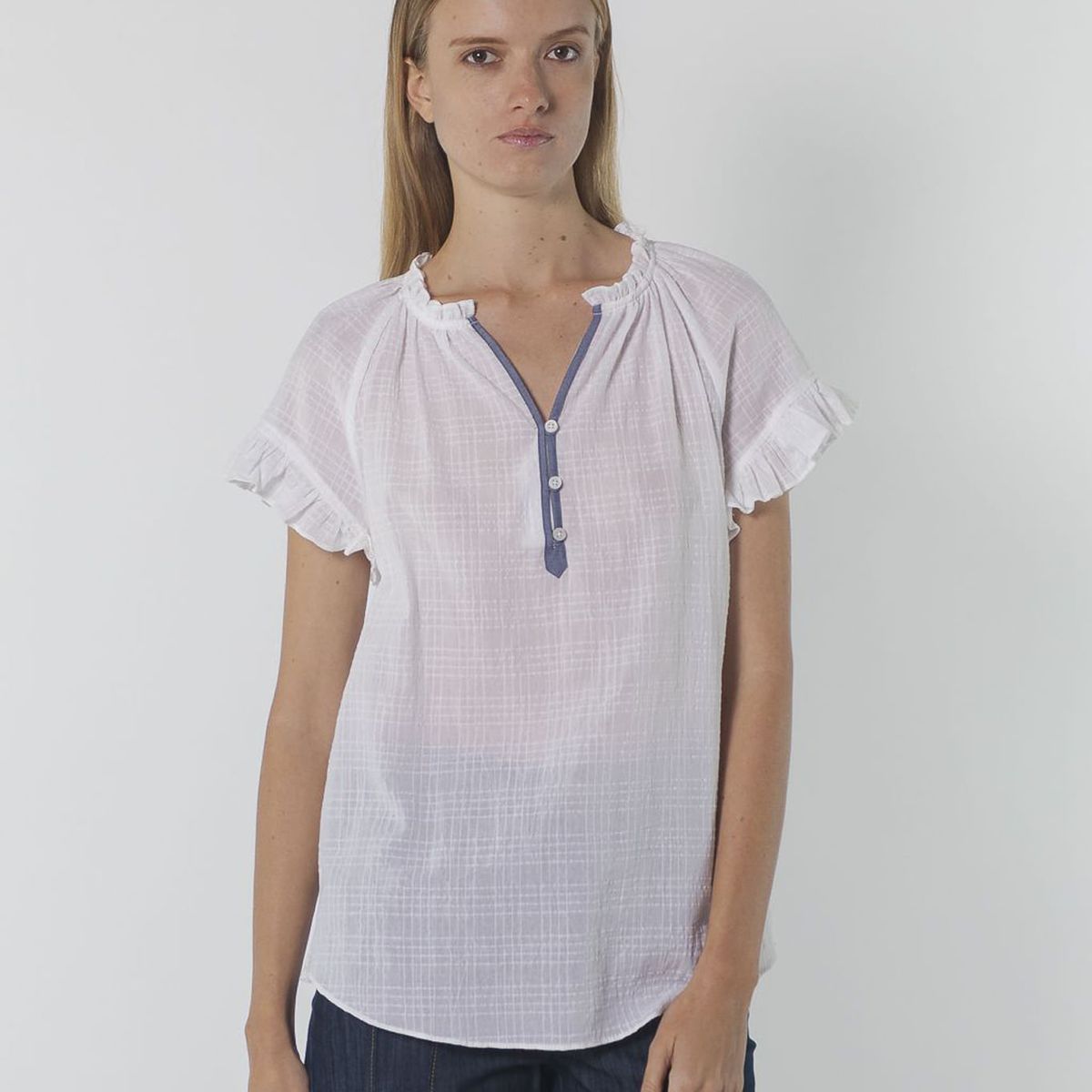 TOMMY HILFIGER - SLD PVR W/ RGLN RFFL SLV TH