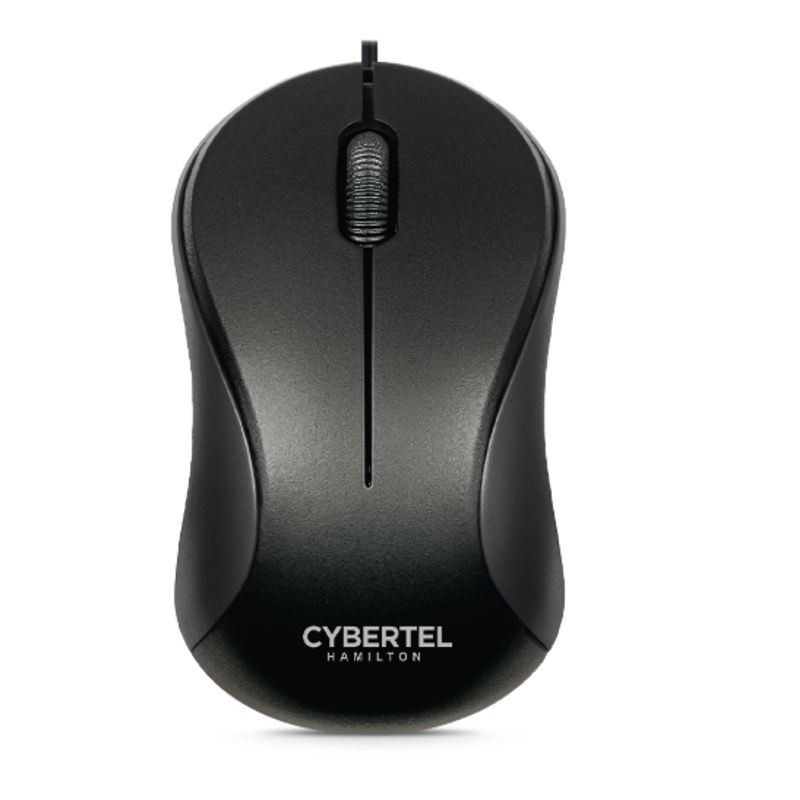 CYBERTEL - Mouse Optico Alambrico HAMILTON CYB M209K+ USB Negro CYBERTEL
