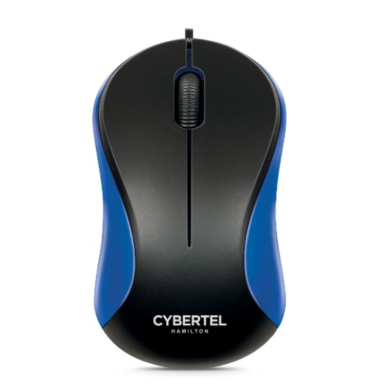 CYBERTEL - Mouse Optico Alambrico HAMILTON CYB M209k USB Azul CYBERTEL