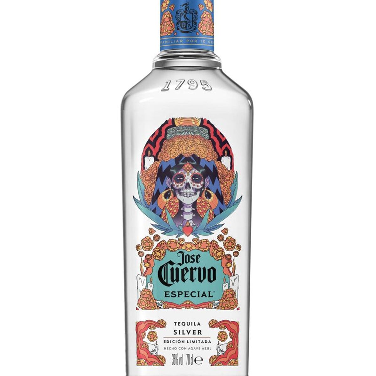 JOSE CUERVO - Tequila Calavera Silver Botella 750ml