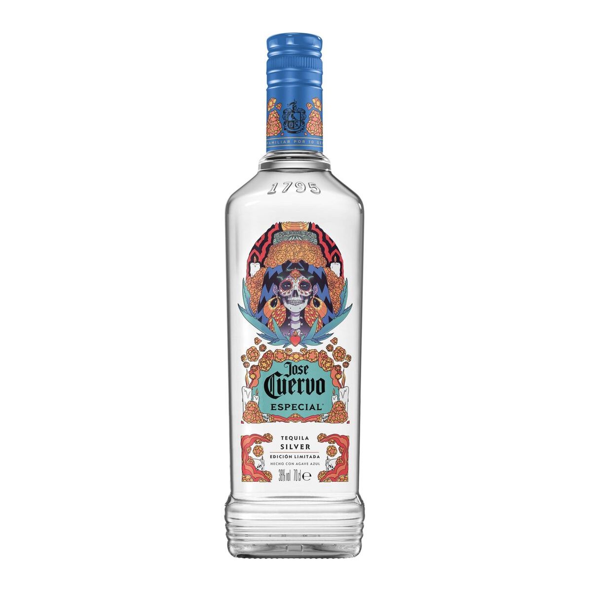 JOSE CUERVO - Tequila Calavera Silver Botella 750ml