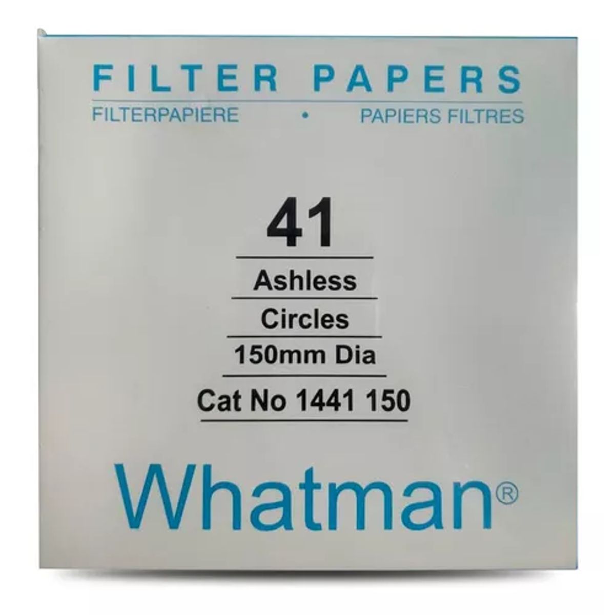 GENERICO - PAPEL FILTRO WHATMAN 41 de 150 mm CAJA X 100 UNIDADES