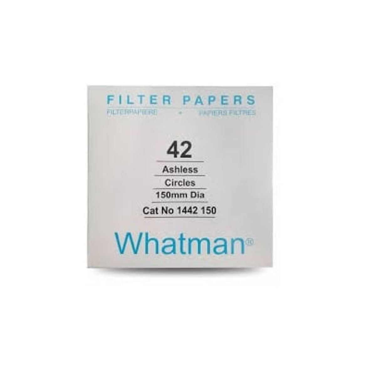 GENERICO - PAPEL FILTRO WHATMAN 42 de 150 mm CAJA X 100 UNIDADES