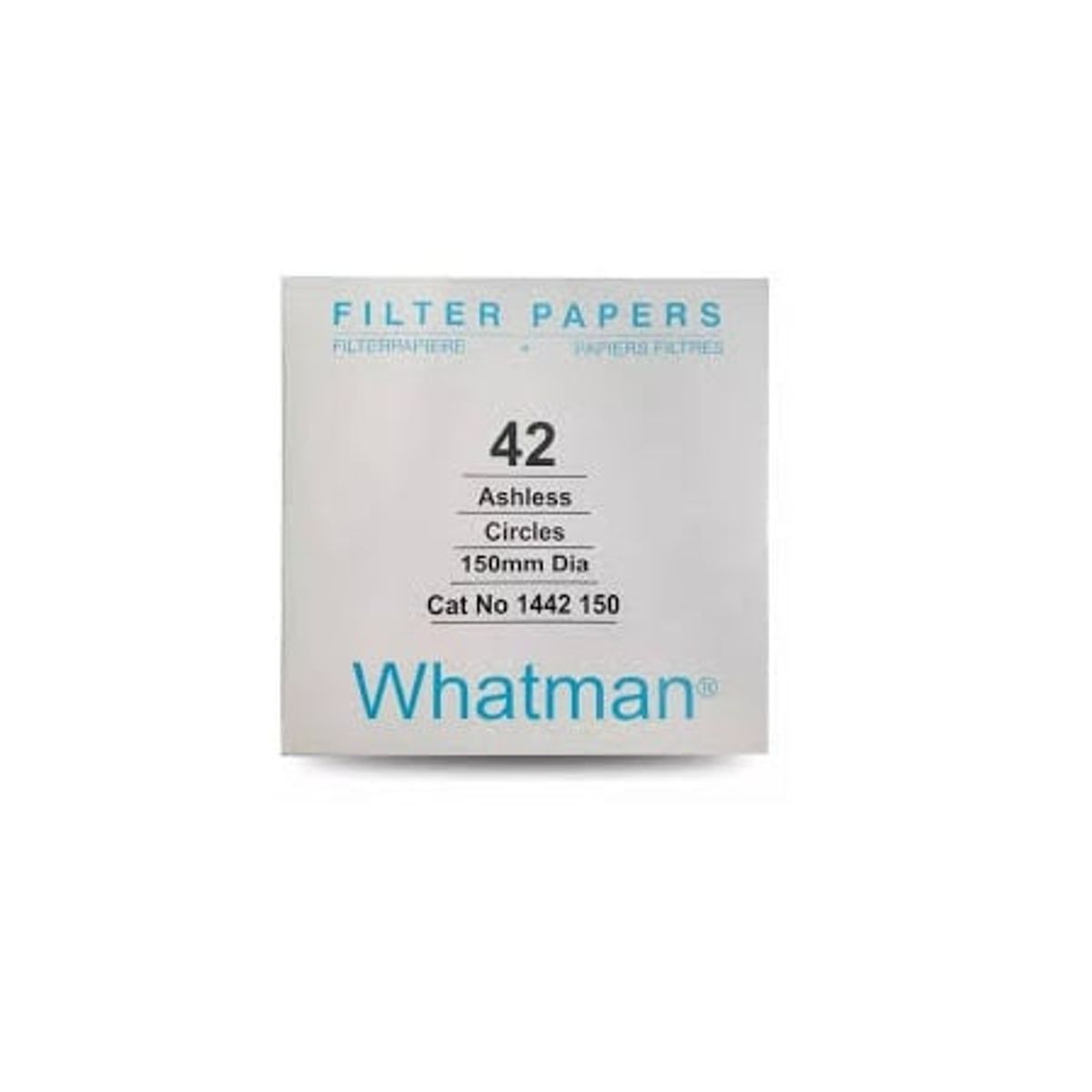 GENERICO - PAPEL FILTRO WHATMAN 42 de 150 mm CAJA X 100 UNIDADES