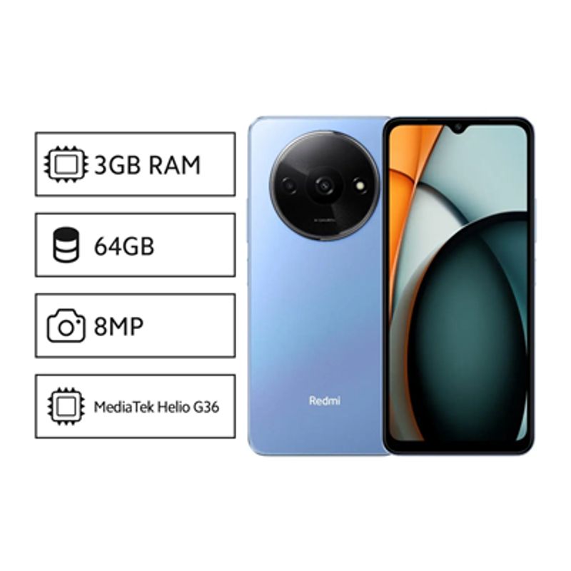 XIAOMI - Xiaomi Redmi A3 3GB+64GB Star Blue