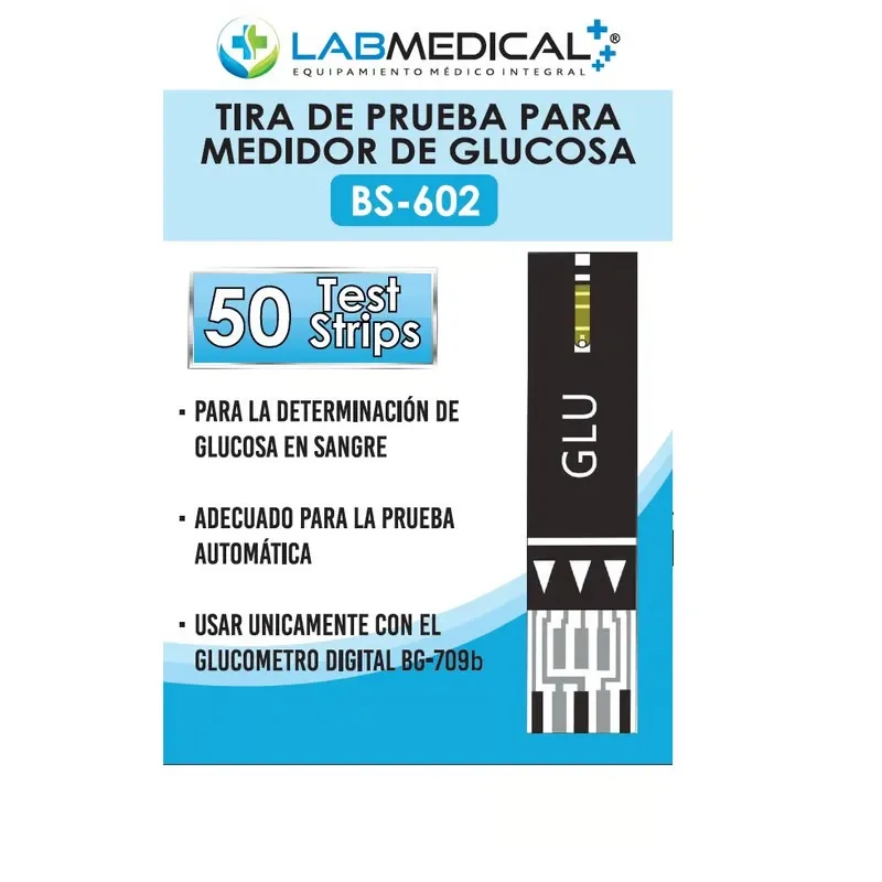 GENERICO - TIRAS REACTIVAS LAB MEDICAL BS-602  CAJA X 50 UNID
