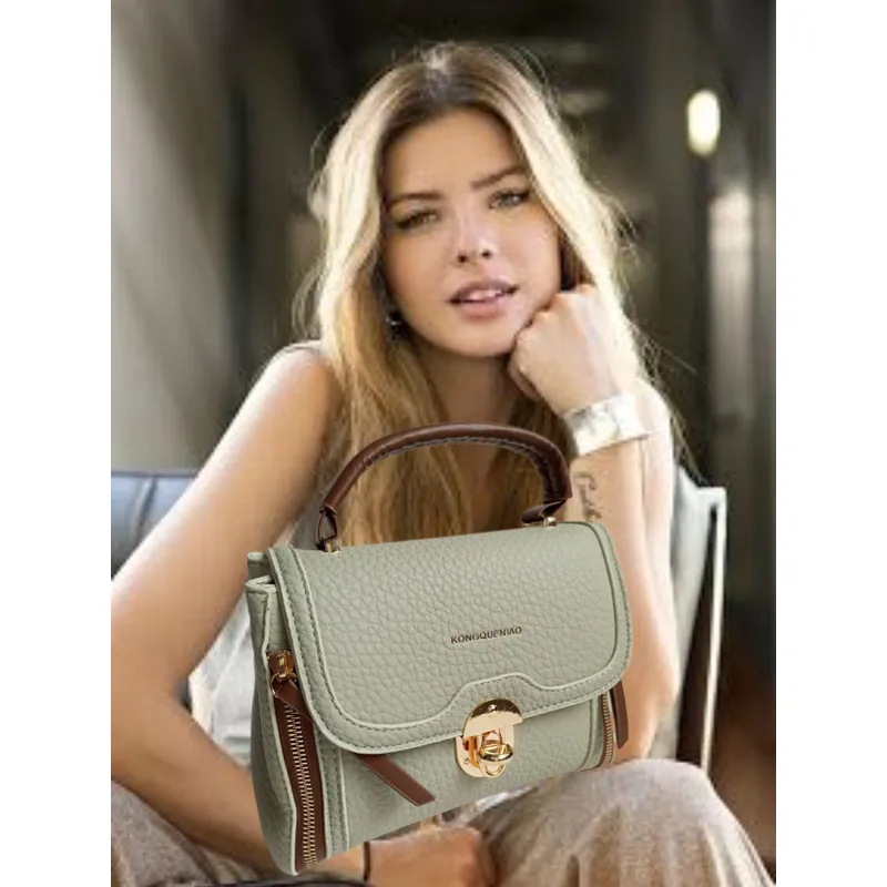 GENERICO - CROSSBODY CARTERA BOLSO DE MANO MORRAL TOTE BAG VERDE