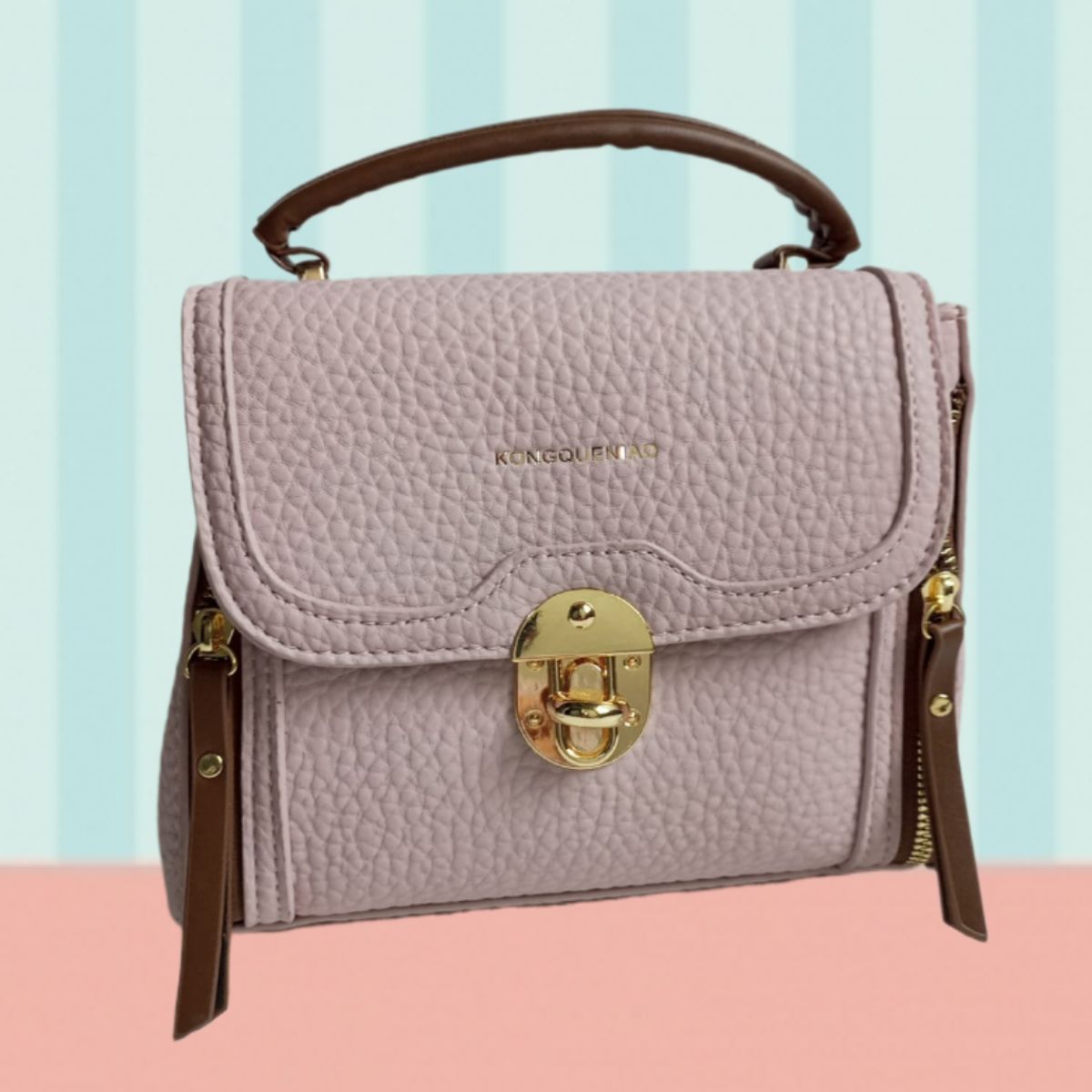 GENERICO - CROSSBODY CARTERA BOLSO DE MANO MORRAL TOTE BAG PALO ROSA