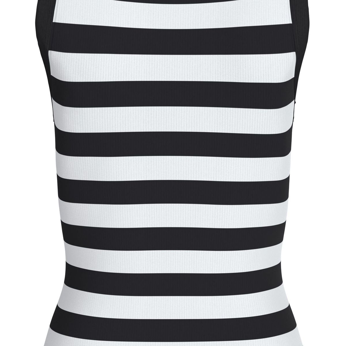 CALVIN KLEIN - TOP STRIPED RIB TANK TOP