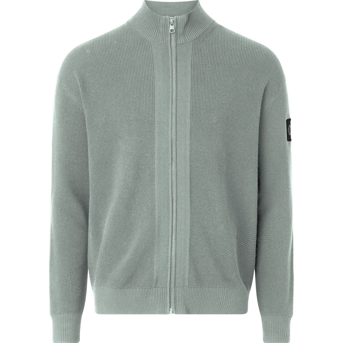 CALVIN KLEIN - SWEATER CORE BADGE SWEATER ZIP THROUGH