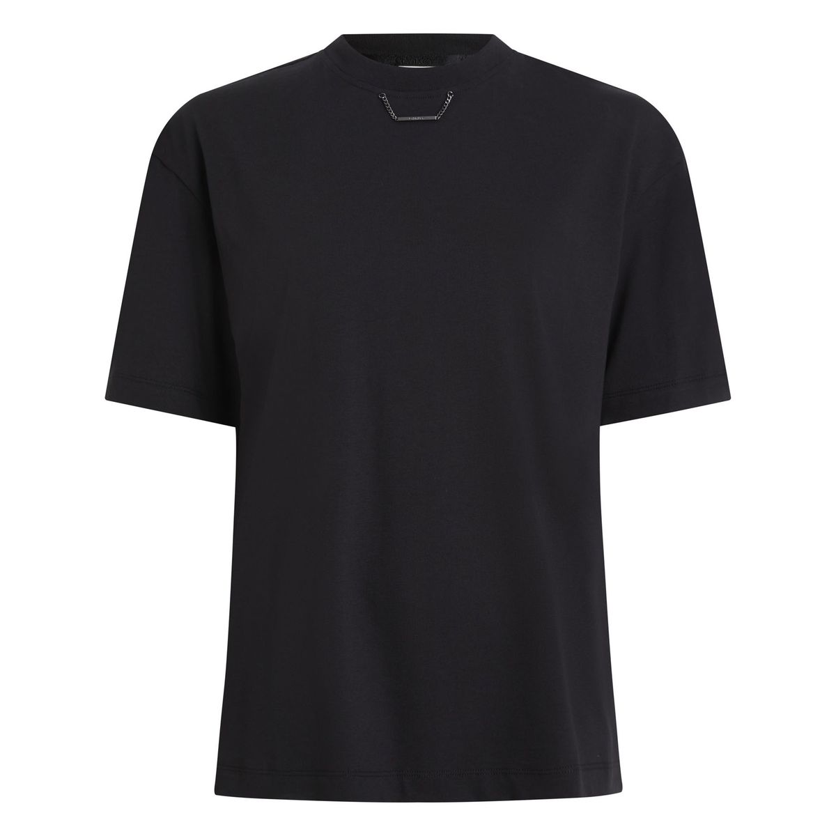 CALVIN KLEIN - CAMISETA  CHAIN DETAIL OVERSIZED T-SHIRT