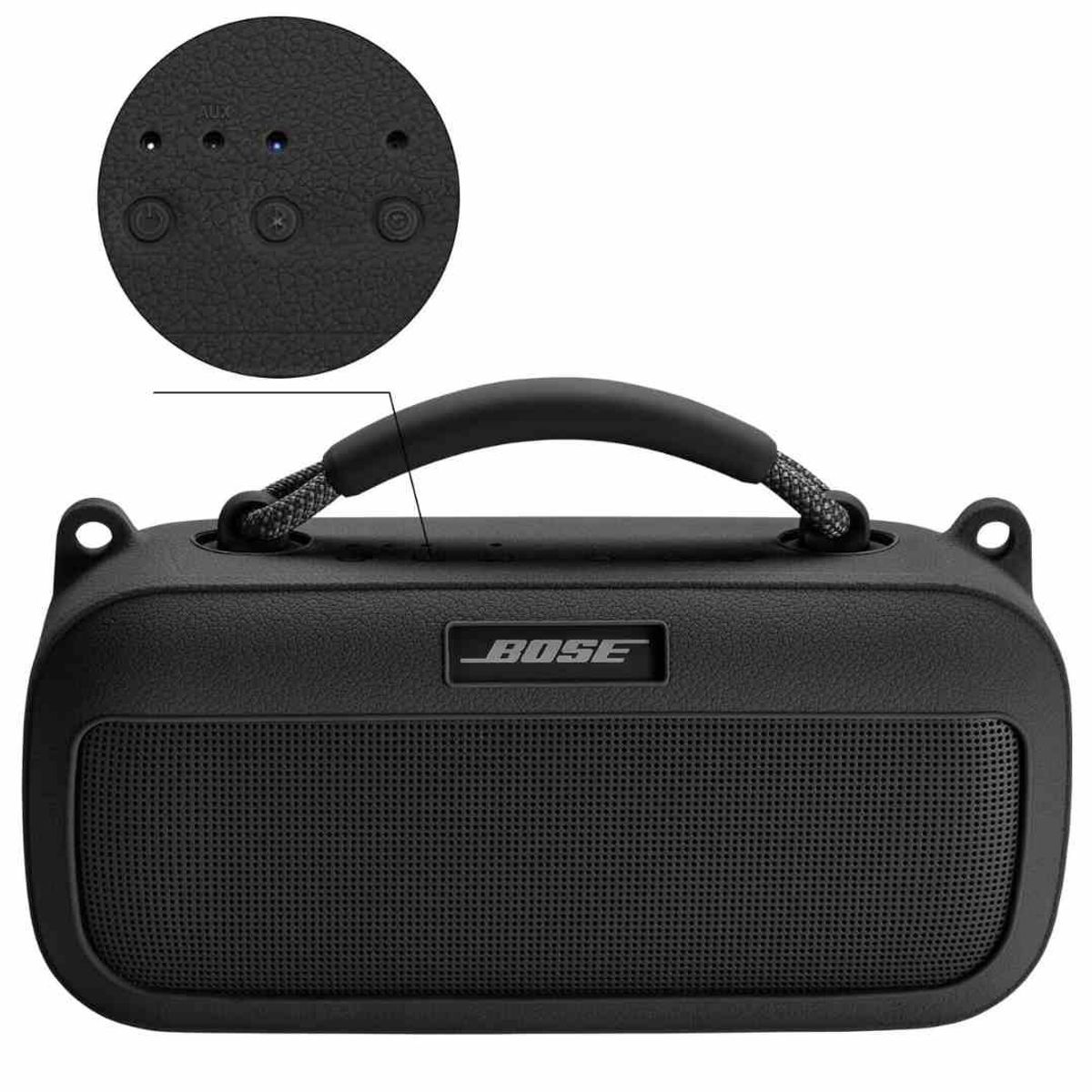 GENERICO - Funda Silicona Para Bose Soundlink Max Negro