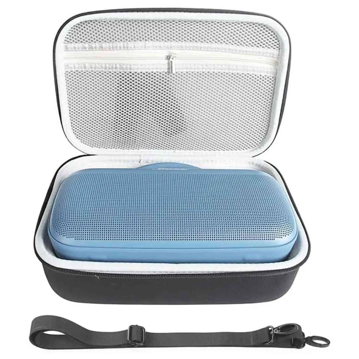 GENERICO - Estuche Case Duro Rigido Para Parlante Bose Soundlink Max Gris