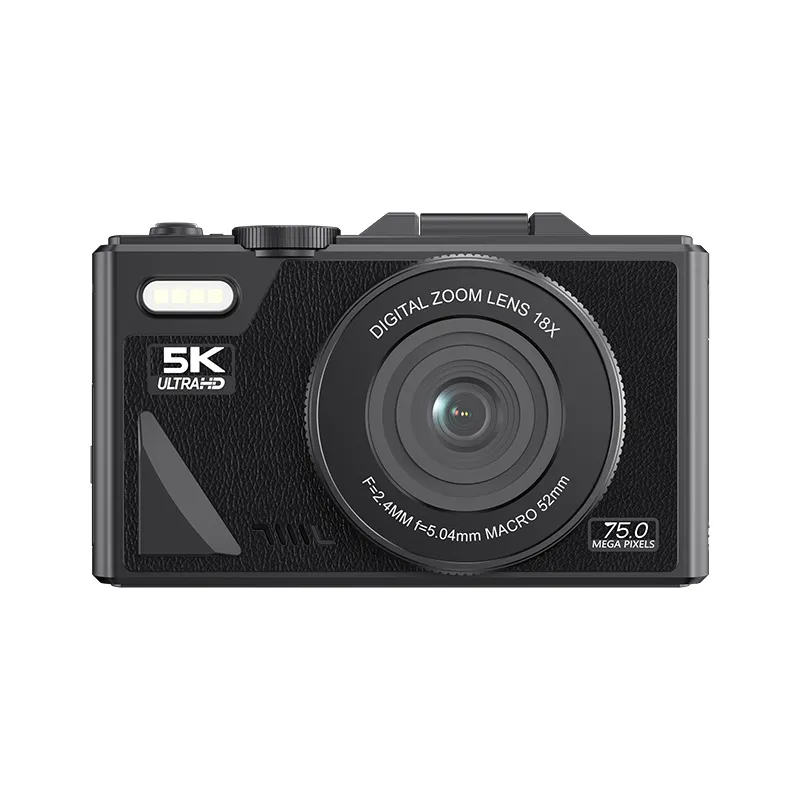 RENVMEXY - Cámaras digitales 5K 75MP WiFi 18X zoom RENVMEXY W1 negra 64GB