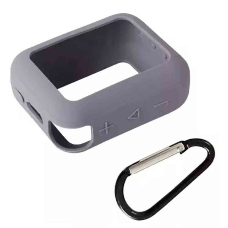 GENERICO - Funda Case De Silicona Para Jbl Go 4 Gris