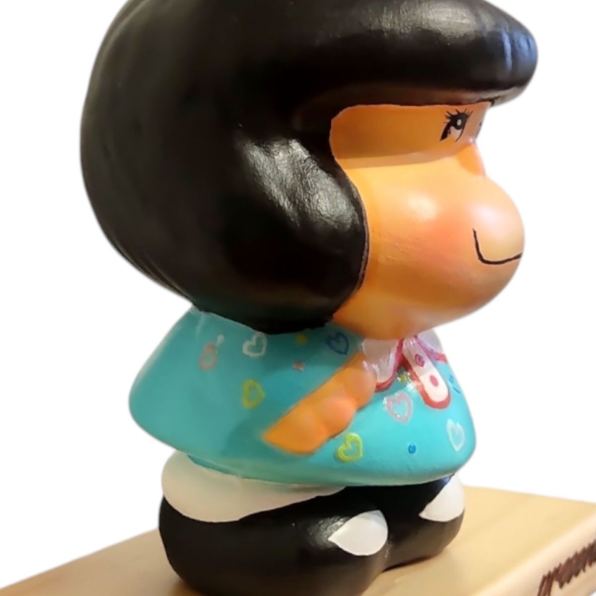 GENERICO - Adorno o alcancía Turqueza Mafalda Pintada a Mano - Present