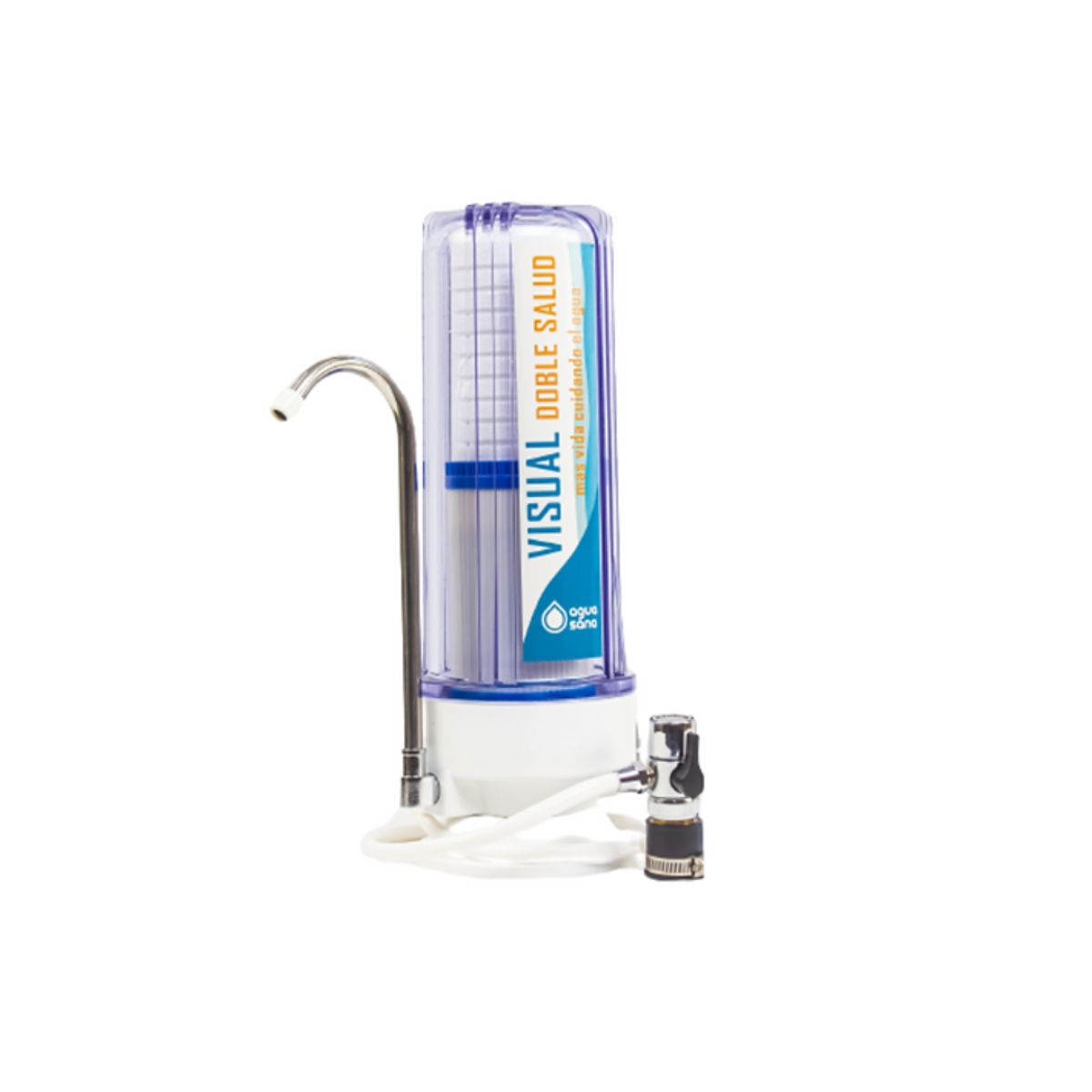 AGUA SANA - Combo Purificador Visual Doble Salud+ Purificador Mini