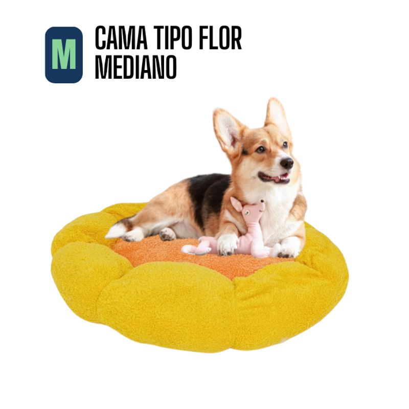 GENERICO - CAMA REDONDA PARA MASCOTA TALLA M PARA PERRO Y GATOS