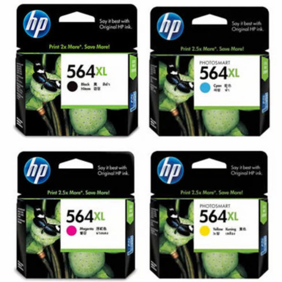 HP - Kit Tinta HP 954XL Cyan Magenta Amarillo Negro Original