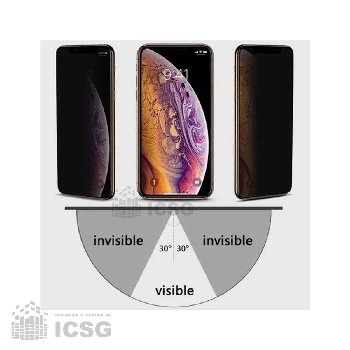 GENERICO - Mica Ceramica Antiespía para Samsung A25