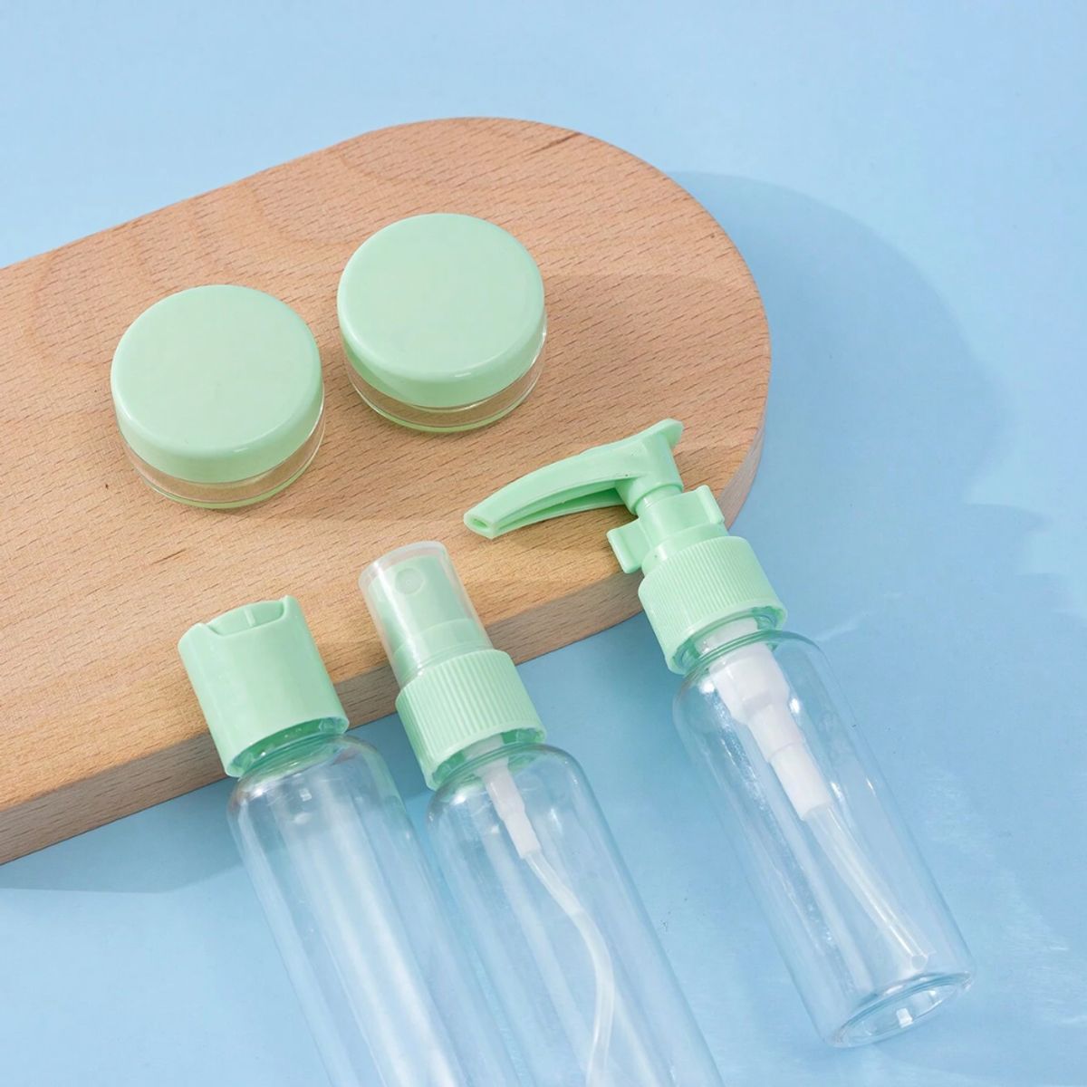 HYGGE - Set de 6 Frascos Pulverizador Contenedor de Aseo para Viaje