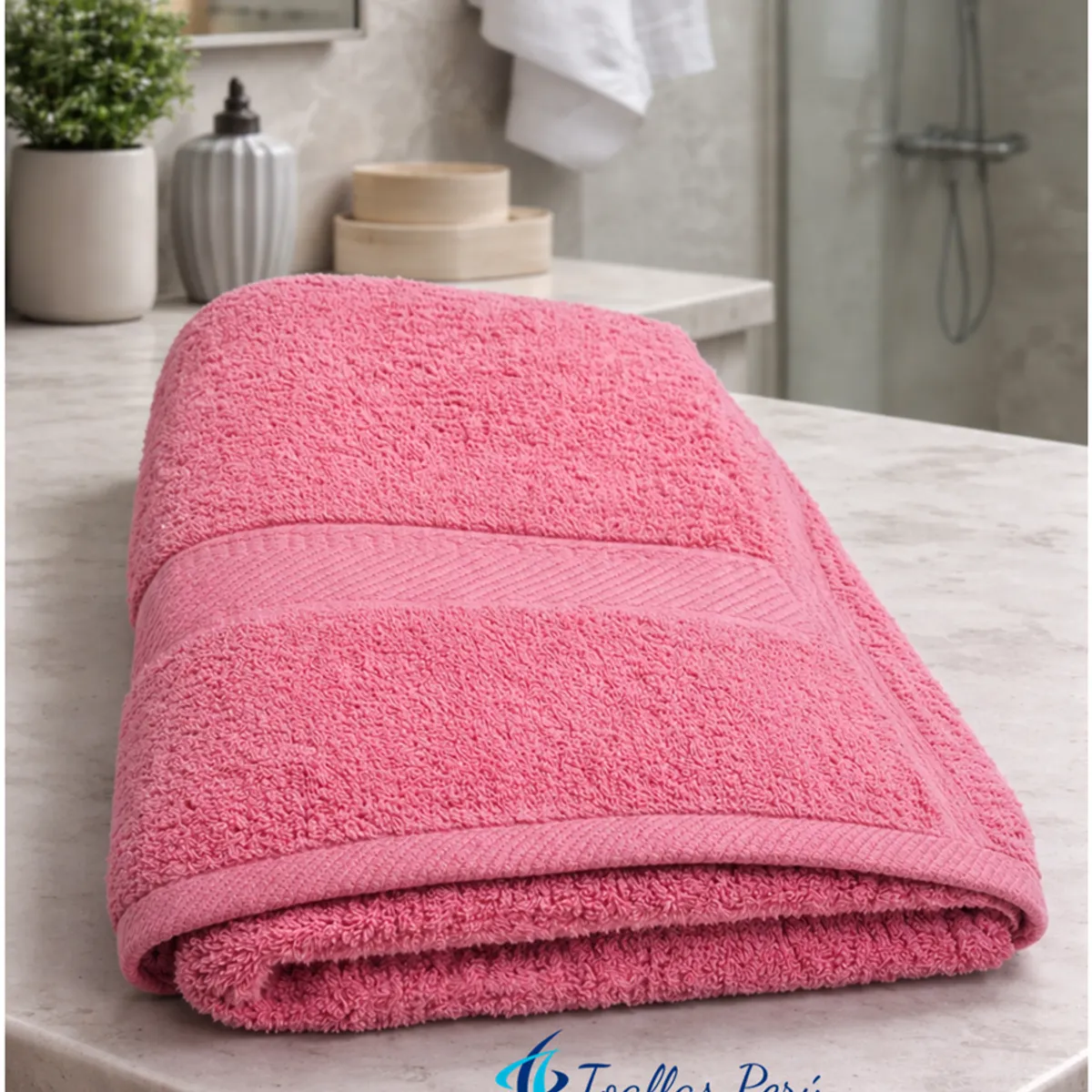 LA BELLOTA - Toalla Baño "Gold Label" 560 grs/m2 "La Bellota" 75×140cm - Palo Rosa