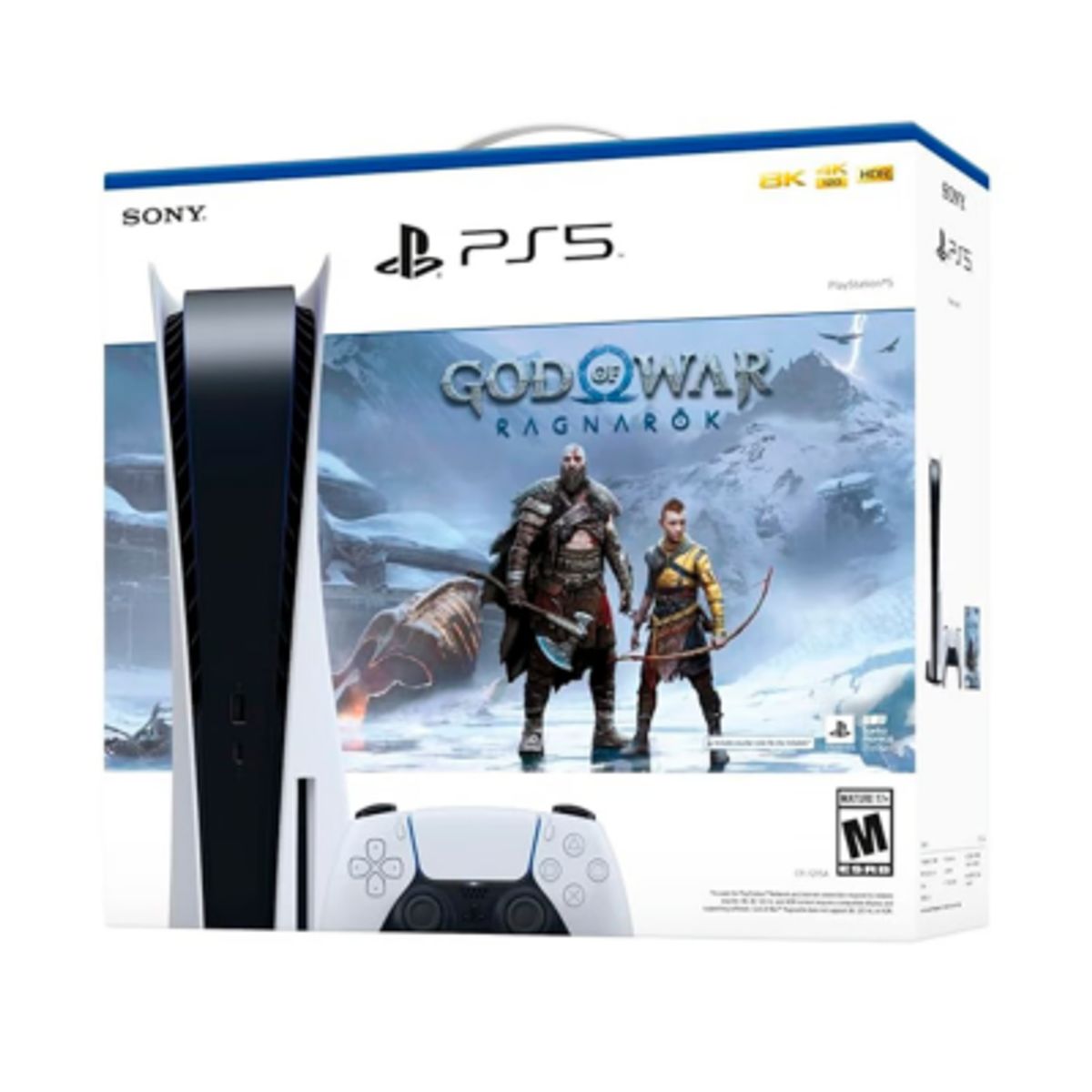 SONY - Consola SONY PlayStation PS5 God of War Ragnarok Bundle Color Blanco