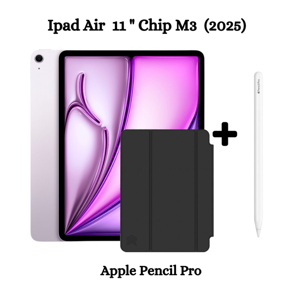 APPLE - Nuevo iPad Air 11 con Chip M3 WiFi 128GB - Purple + Apple Pencil Pro + Regalo