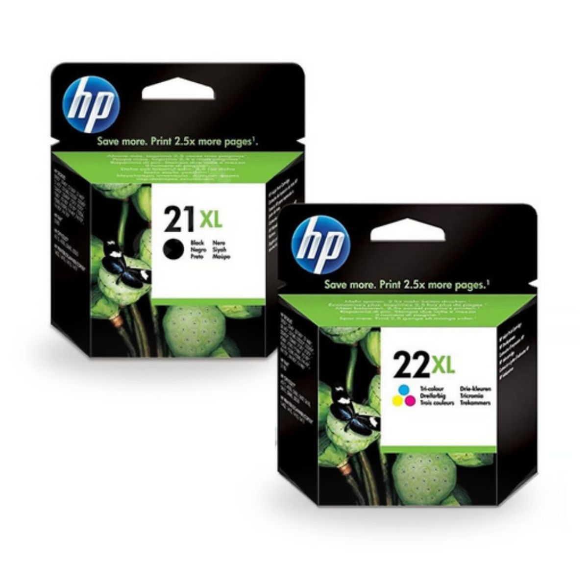 HP - Kit Tinta HP 21XL HP 22XL Negro Tricolor