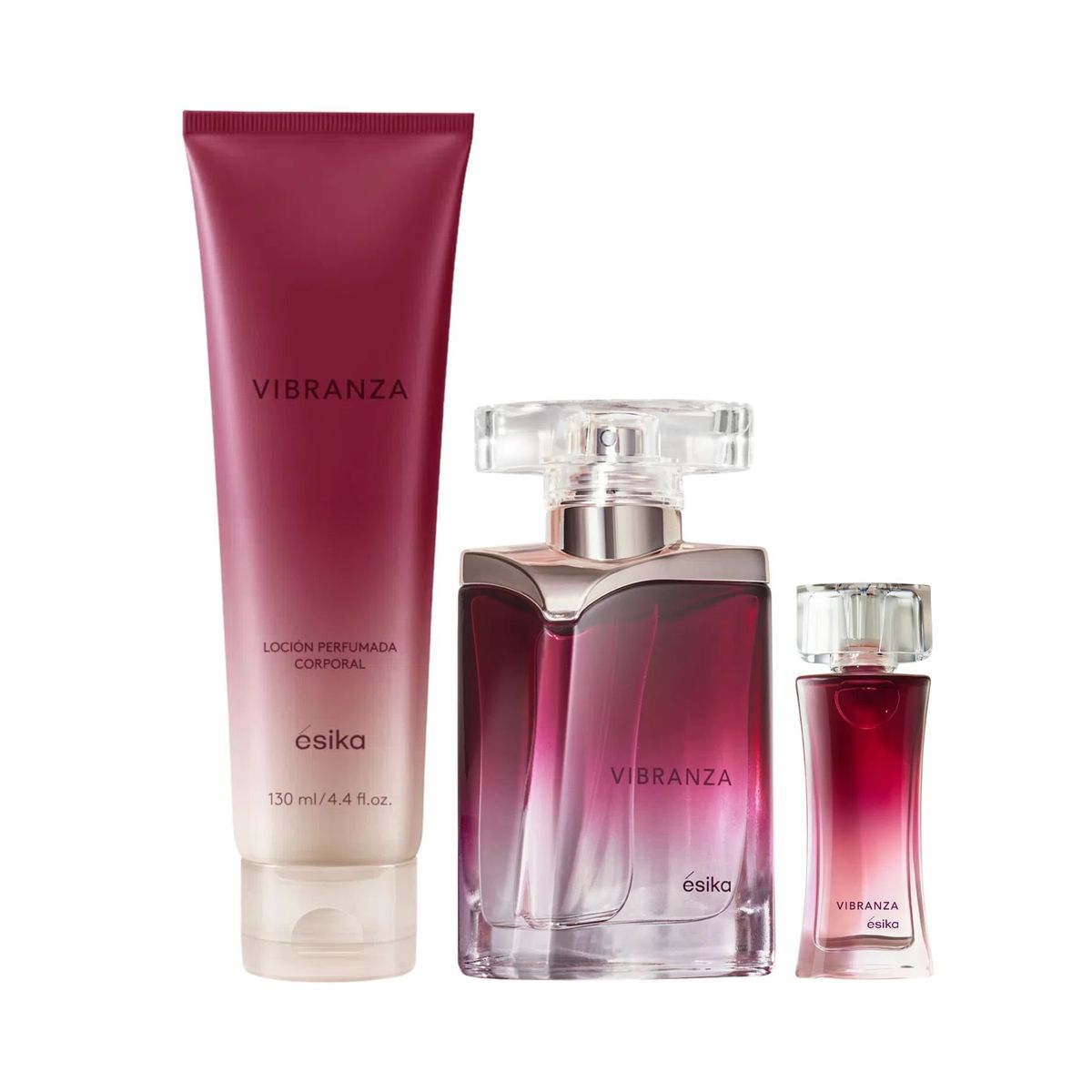 ESIKA - Set Vibranza Perfume de Mujer con Mini y Locion Perfumada Esika