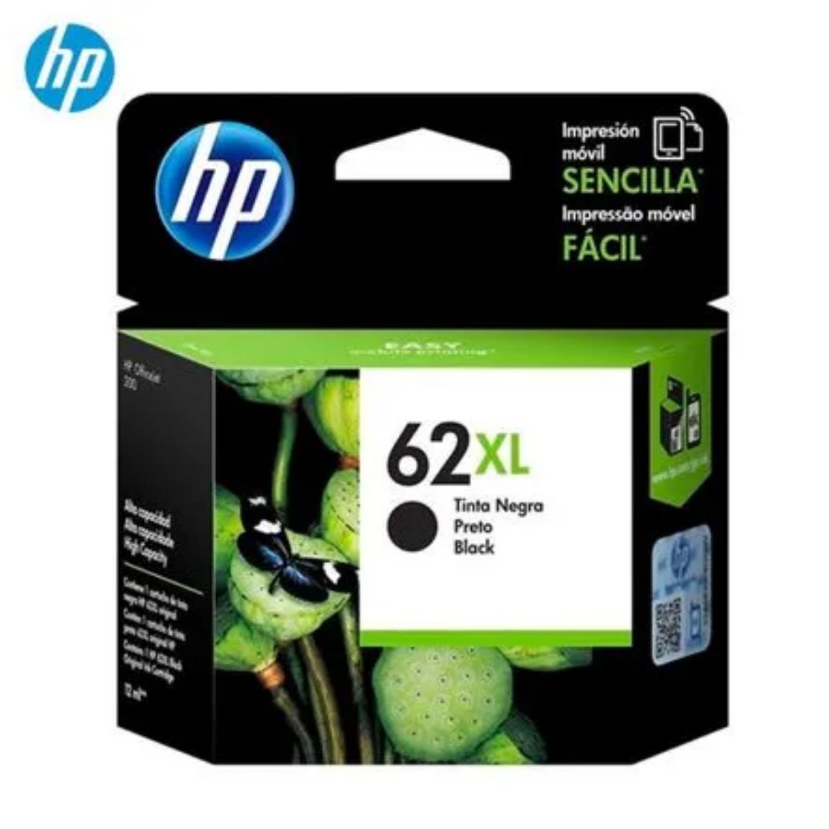 HP - TINTA HP C2P05AL 62XL NEGRO ORIGINAL