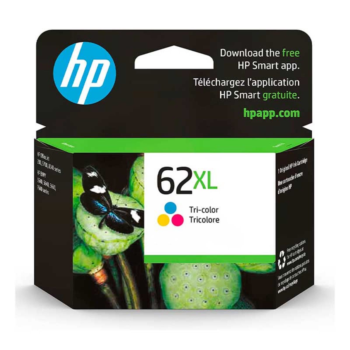 HP - TINTA HP C2P07AL 62XL TRICOLOR ORIGINAL