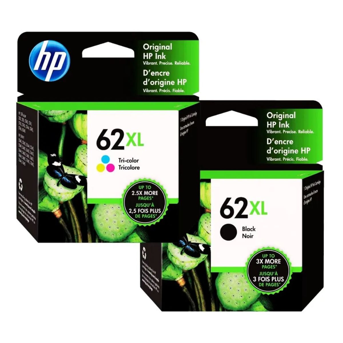 HP - KIT HP C2P05AL 62XL NEGRO y HP C2P07AL 62XL TRICOLOR