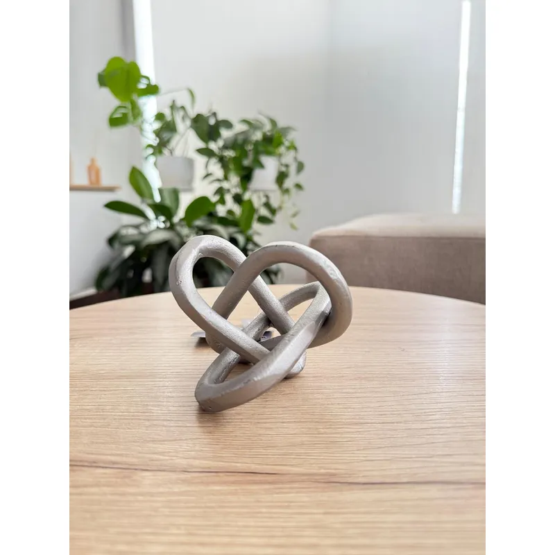 CONCEPTS LIFE - Adorno Cadena Decor Entrelazados 13x12x08 cm