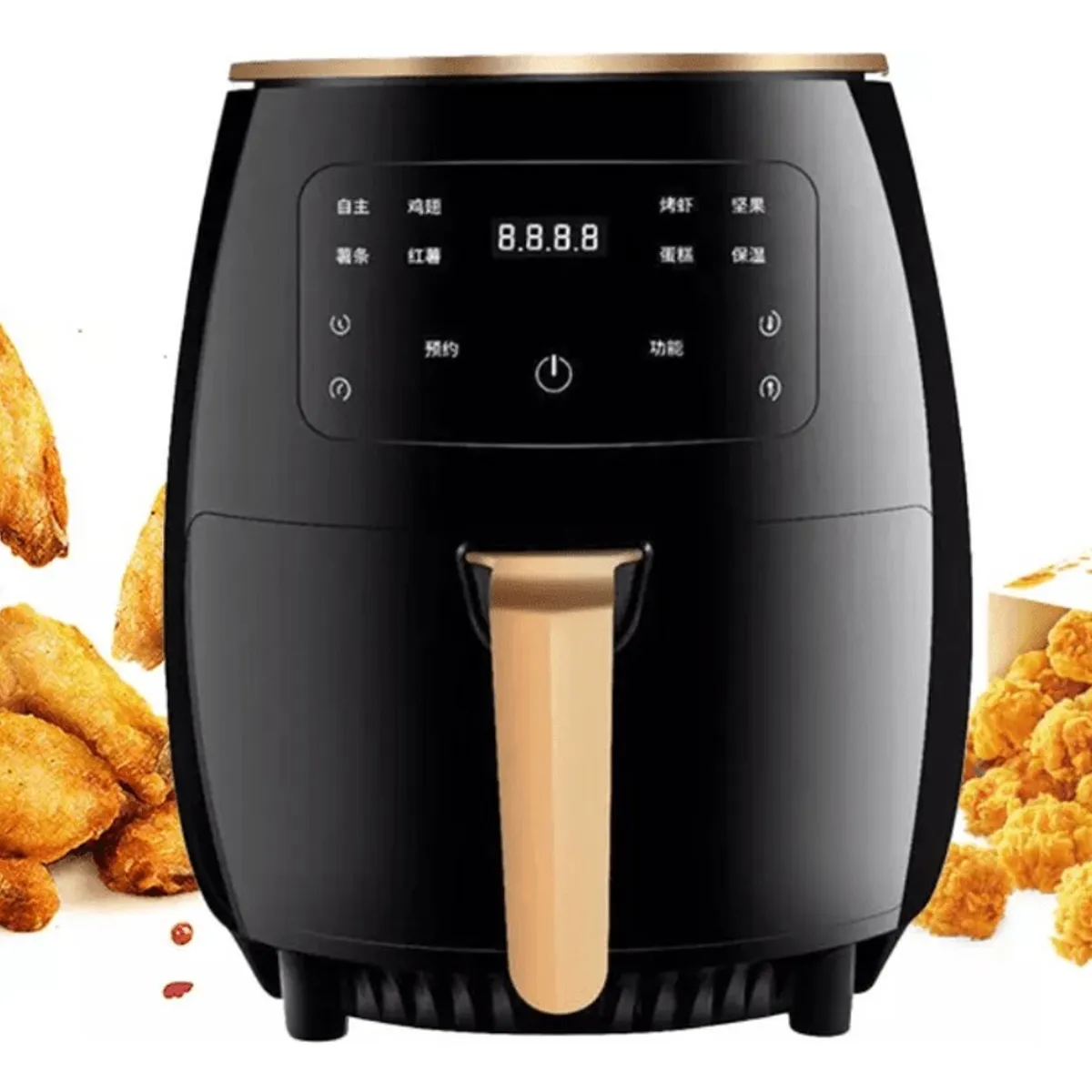 PREMIUM - Freidora de aire Silver Crest S-18 de 6 LITROS 2400W 220V