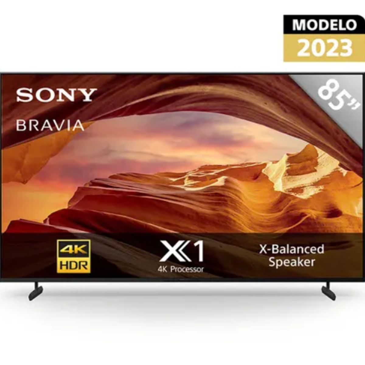 SONY - Sony Televisor KD-85X77L 4K Ultra HD con Google TV y HDR