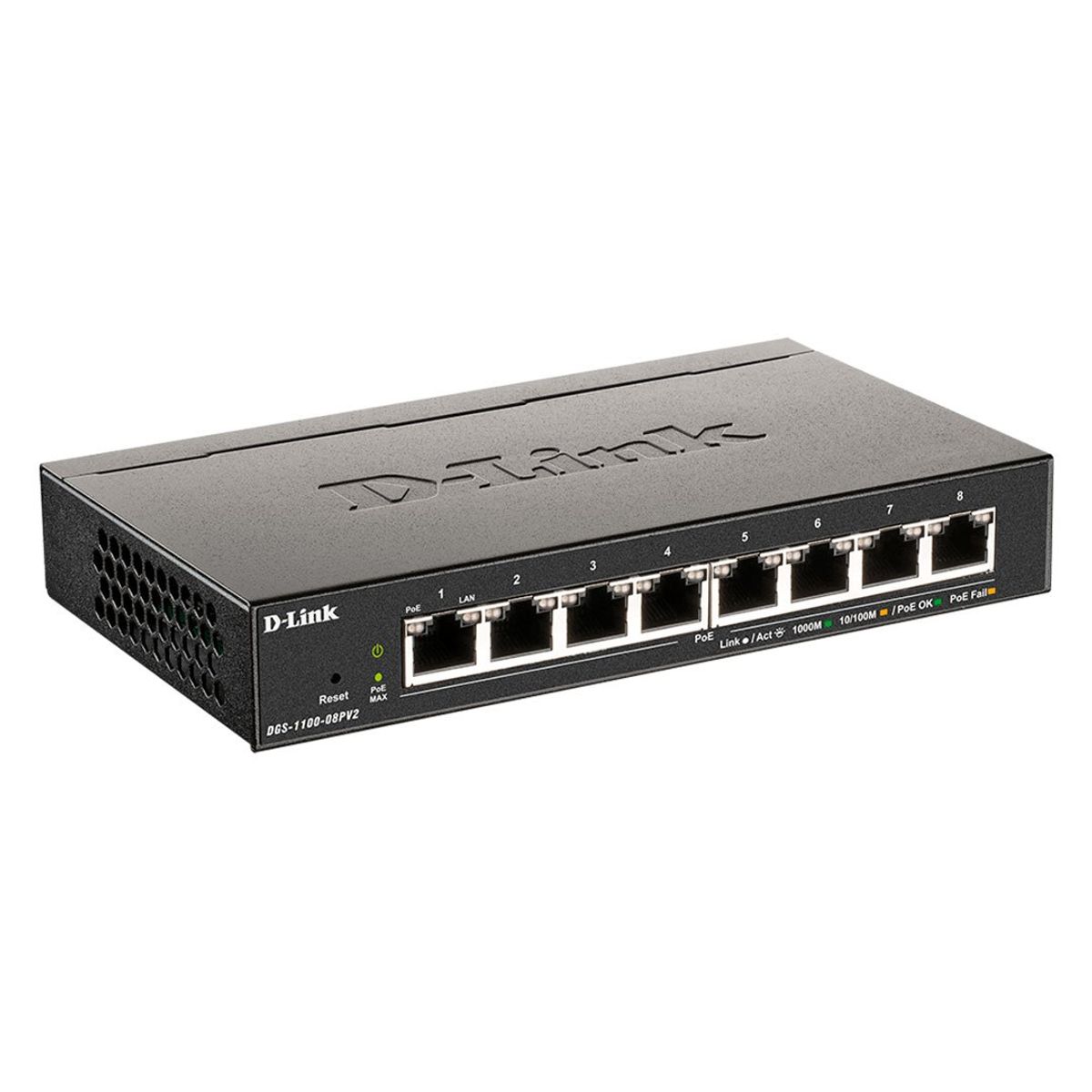DLINK - D-LINK DGS-1100-08PV2  Switch Poe Gigabit 8 Puertos L2