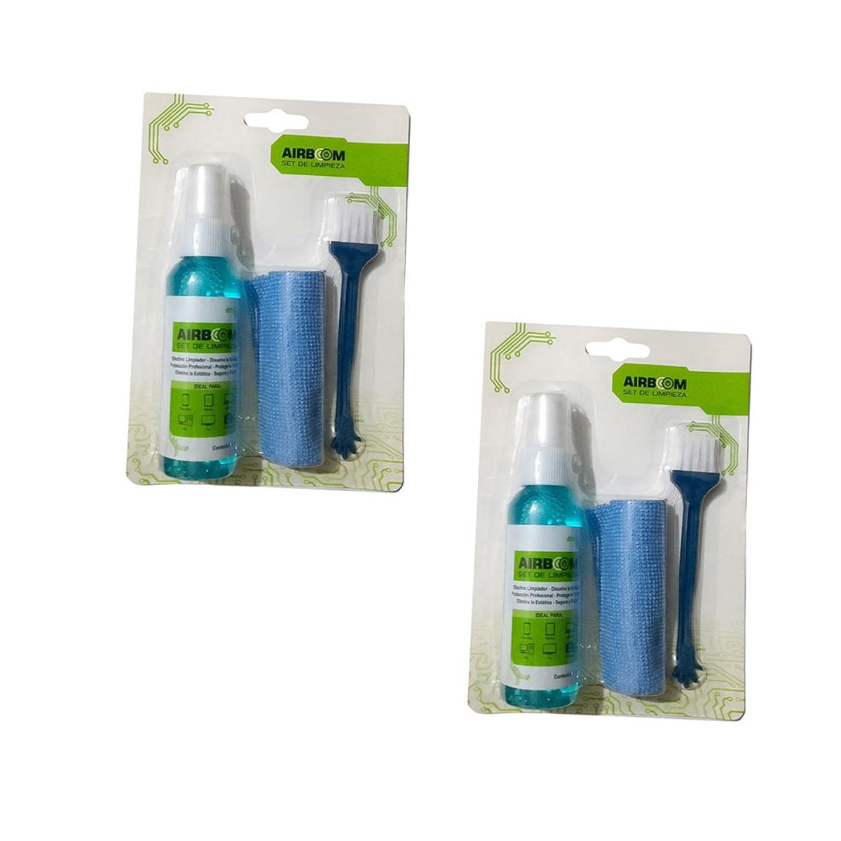 AIRBOOM - Kit Limpieza Multi Uso para Laptop Monitores TV LED LCD CELULARES - PACK 02 UNIDADES