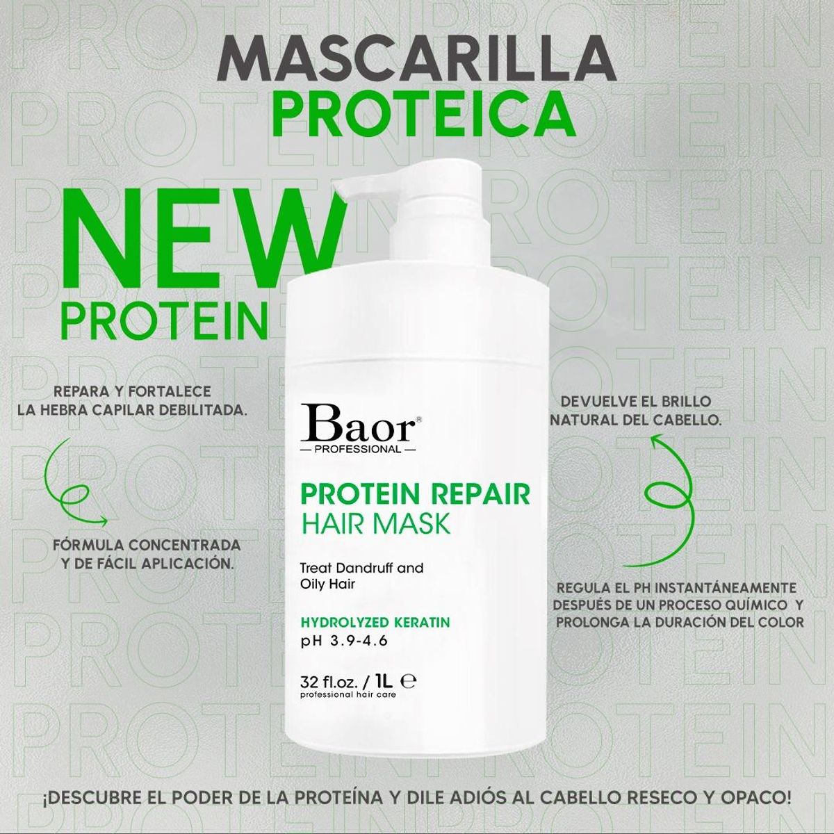 BAOR PROFESSIONAL - BAOR PROTEIN REPAIR HAIR MASK 1L