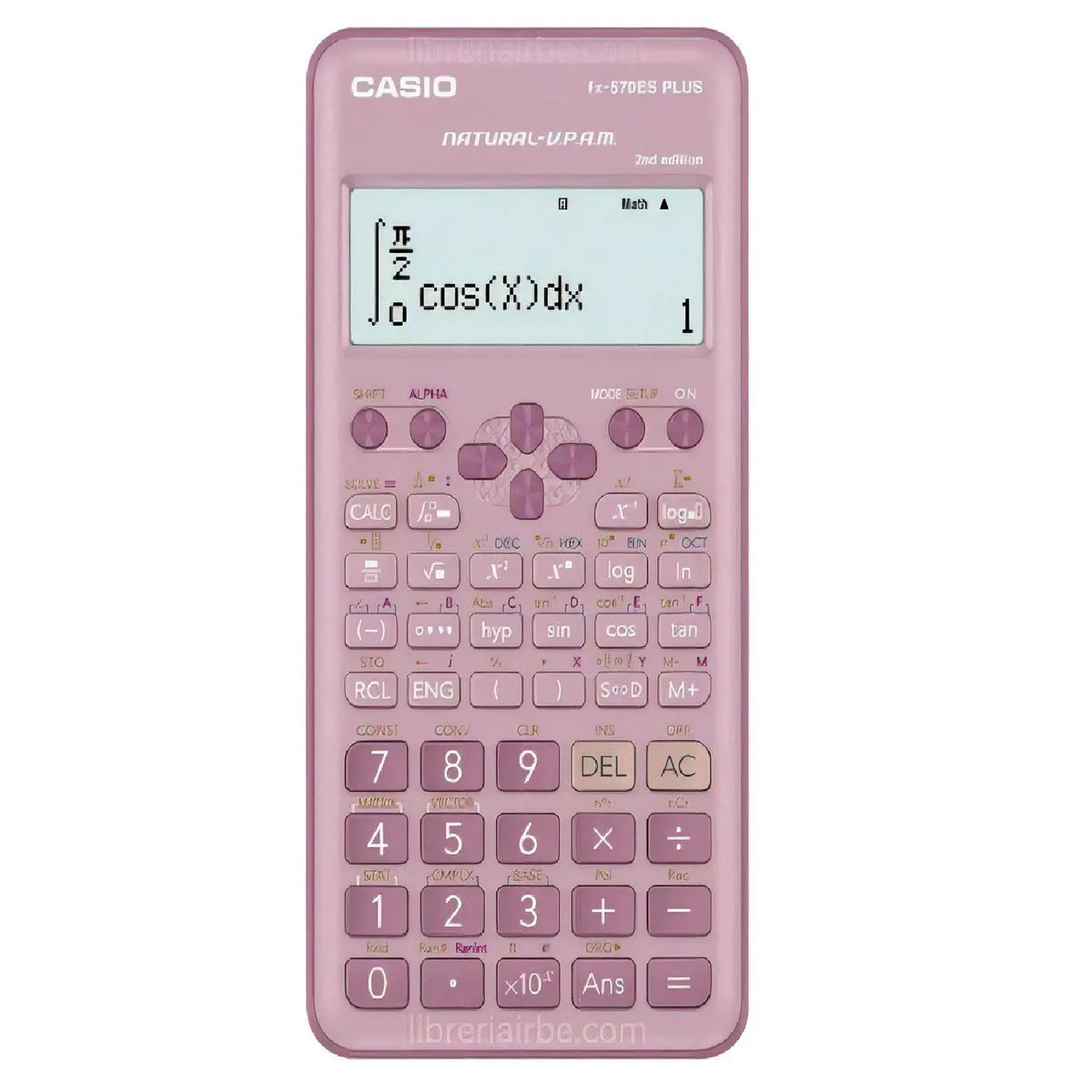CASIO - Calculadora Científica Casio Estándar FX-570ES PLUS-2PK - Rosado