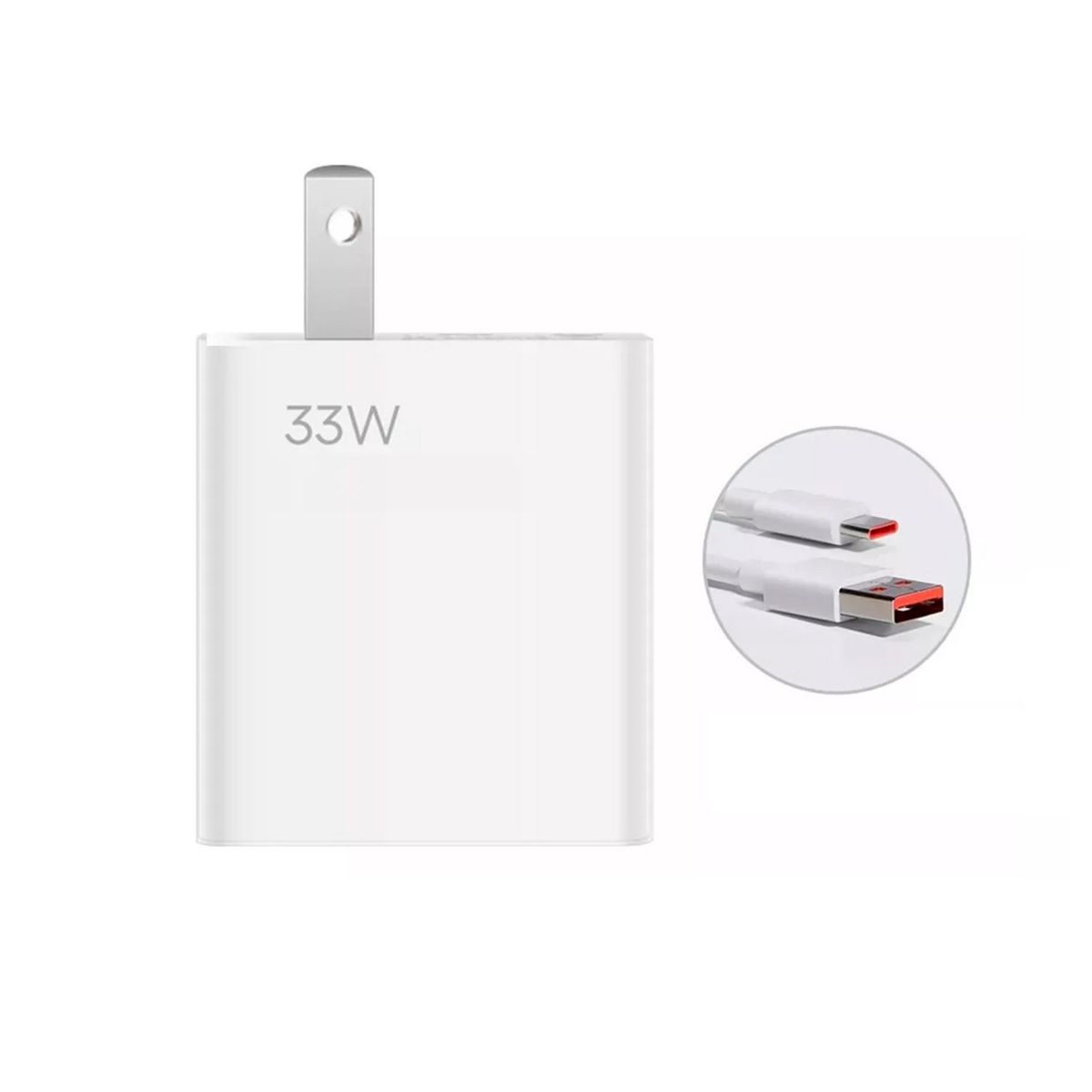 XIAOMI - Cargador Original Xiaomi 33w - BLANCO