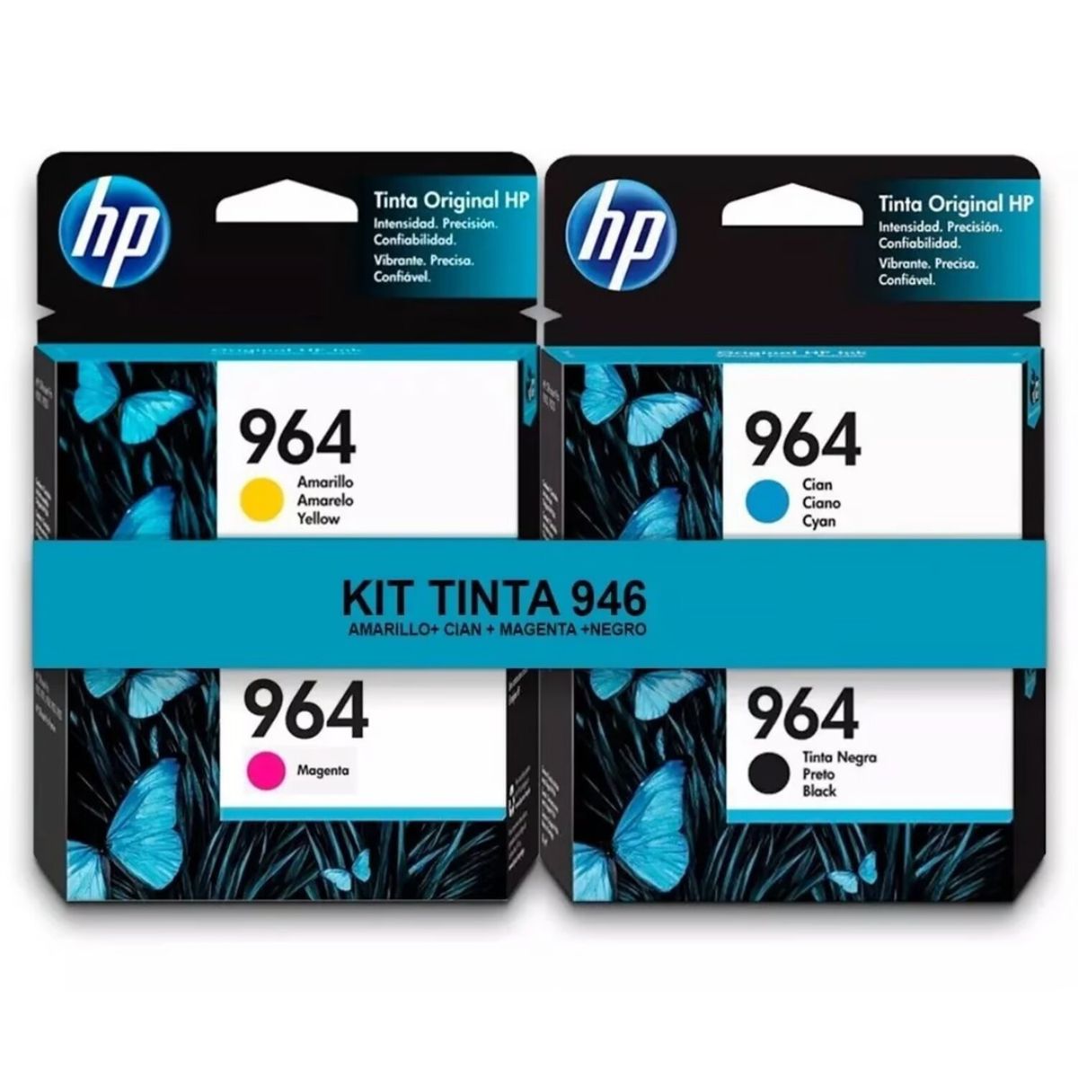 HP - Kit Tinta HP 964 Cyan Magenta Amarillo Negro