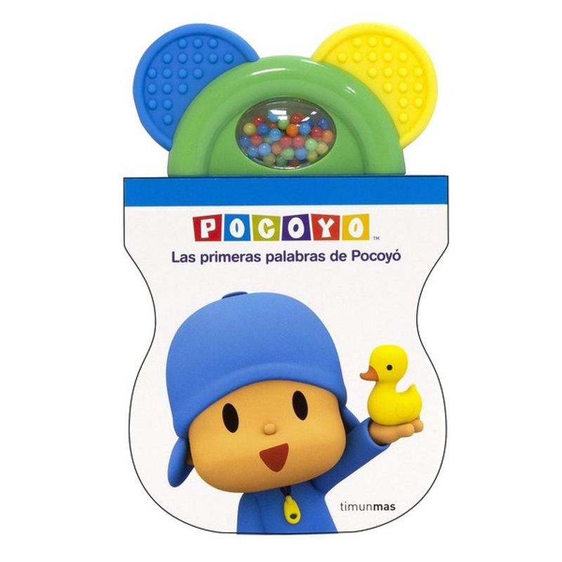 GENERICO - libro infantil POCOYO PRIMERAS PALABRAS CON SONAJA