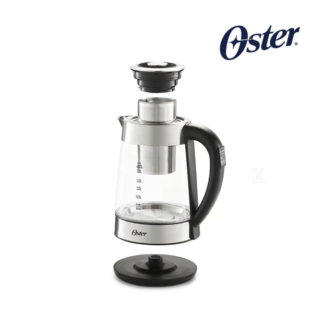 OSTER - Hervidor Eléctrico de Vidrio Oster 1.7 Litros BVSTKT8990