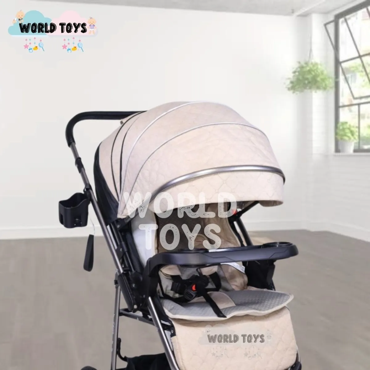 BABY - Coche Cuna Deportivo «DELTA» Beige