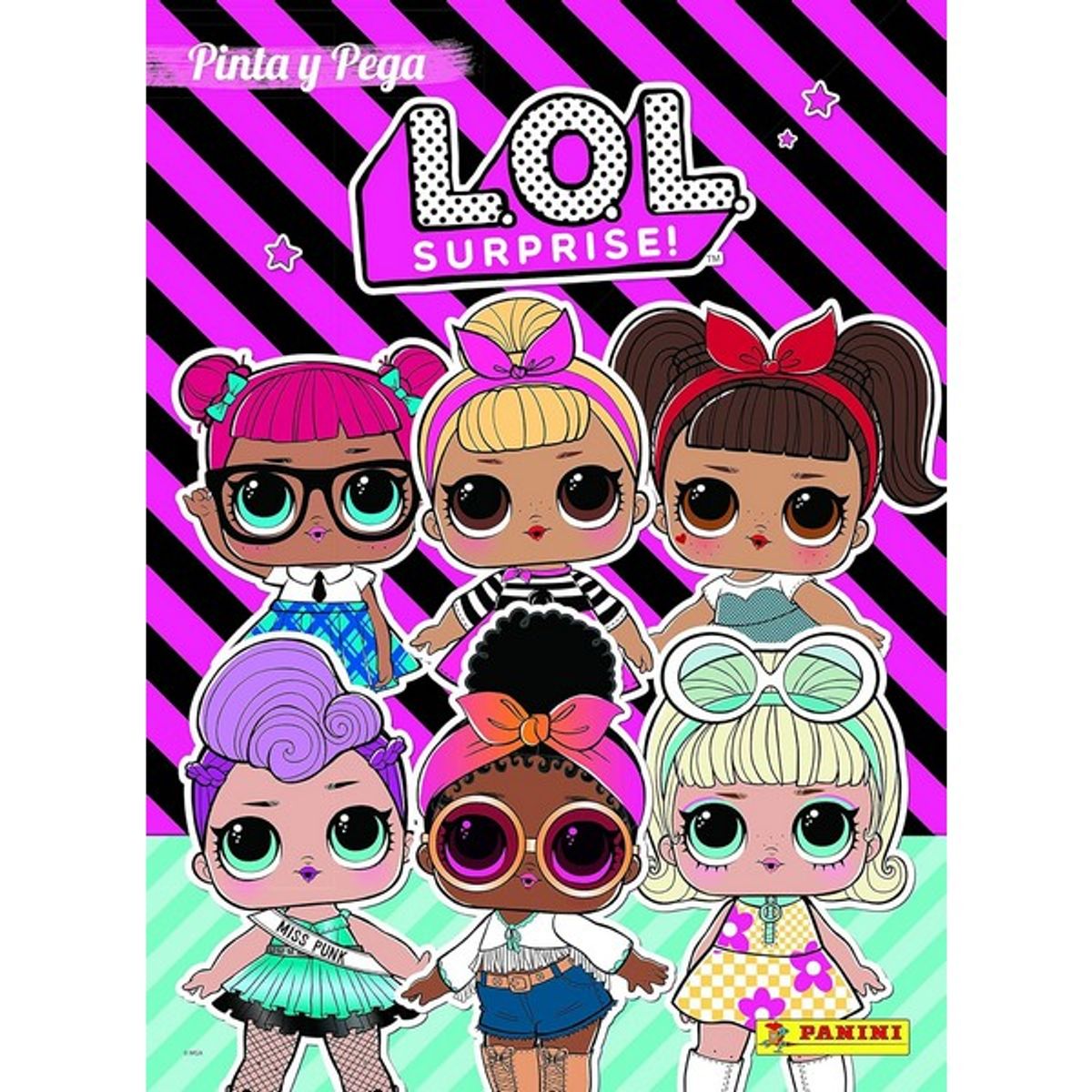 GENERICO - LOL SURPRISE PINTA Y PEGA