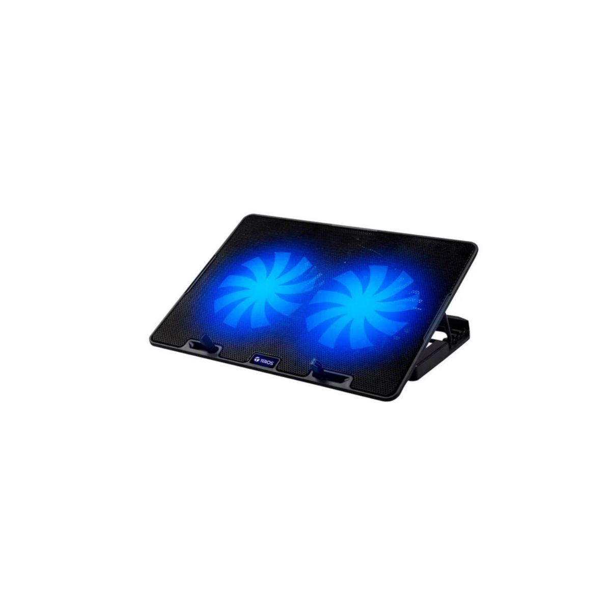 OEM - COOLER PARA LAPTO TEROS CON DOBLE VENTILADOR Y DOBLE PUERTO USB